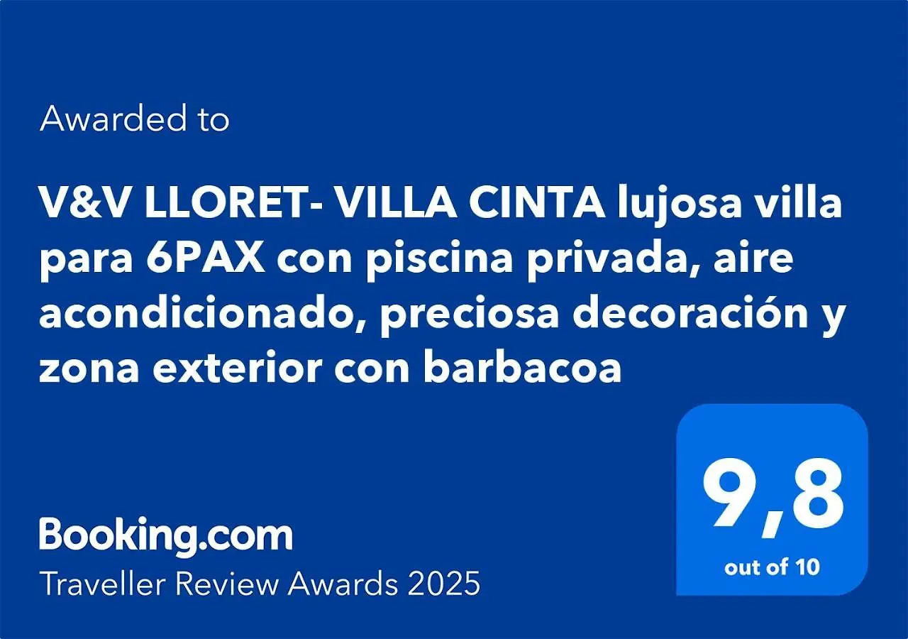 Villa Cinta: Luxurious 6-Person Villa with Private Pool and BBQ Massanet De La Selva 0*,
